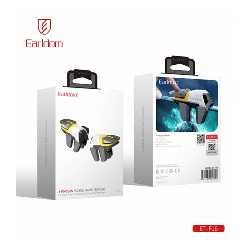 Earldom 6 Fingers Mobile Game Trigger Black ET-F16