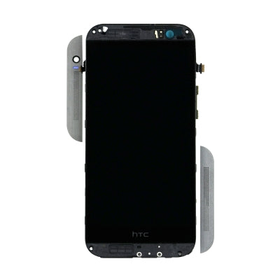 Écran LCD complet avec connecteur SIM/SD et volume HTC One M8 Noir