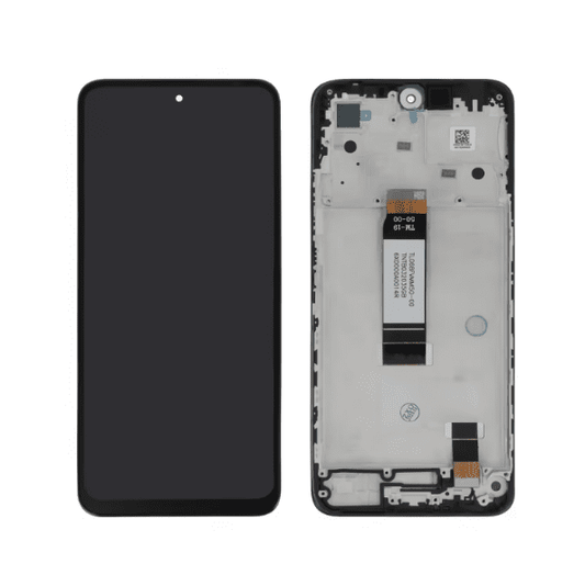Original (Avec châssis) Écran Complet LCD Noir Redmi 12 5G
