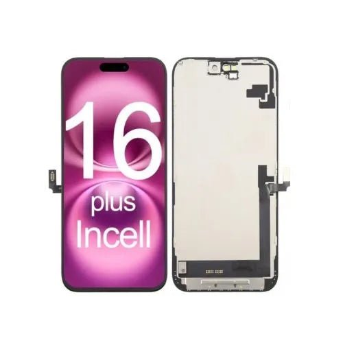 INCELL - HD+ 720P Écran LCD iPhone 16 PLUS Noir