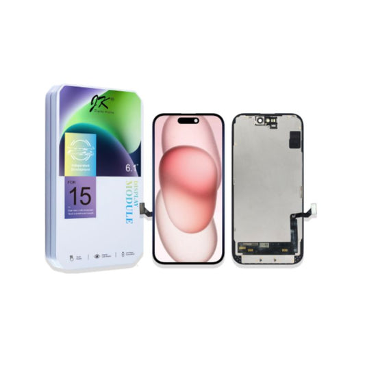 JK INCELL - FHD 1080P - 120 Hz (LTPS) ÉCRAN LCD IPHONE 15 NOIR