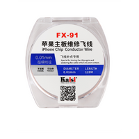 Câble conducteur Kaisi FX-91 pour iPhone, 0,01 mm x 120 m