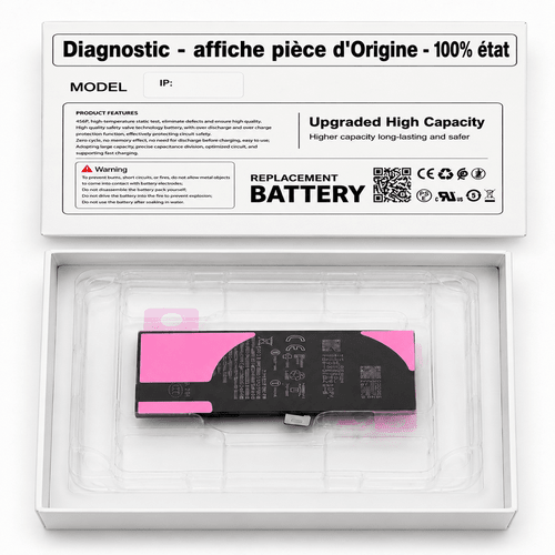OEM - État à 100% (Diagnostic-affiche pièce d'Origine) Capacité supérieure Plus durable Battery Iphone 11 PRO