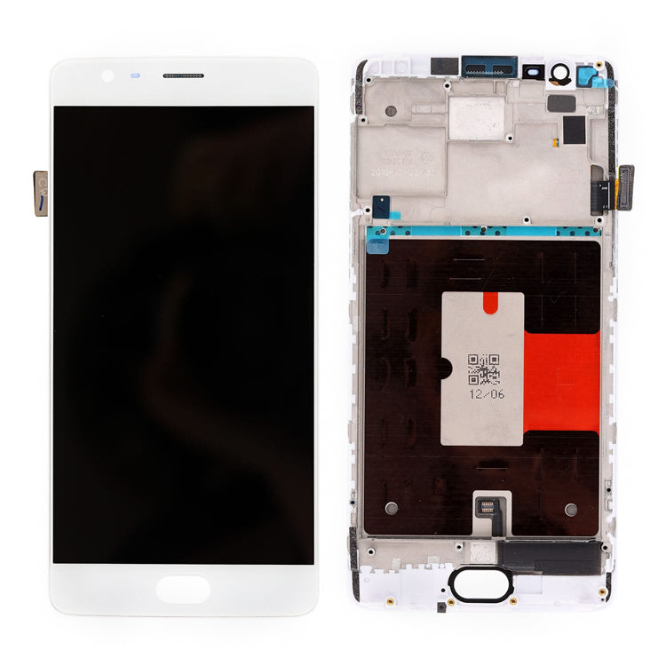 Écran LCD + écran tactile + Cadre (A3003) OnePlus Three/3T Blanc