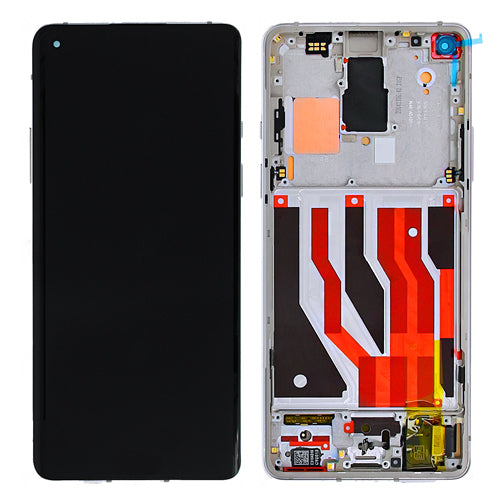 Écran LCD + écran tactile + Cadre - 2011100174 - OnePlus 8 (IN2013) Argent