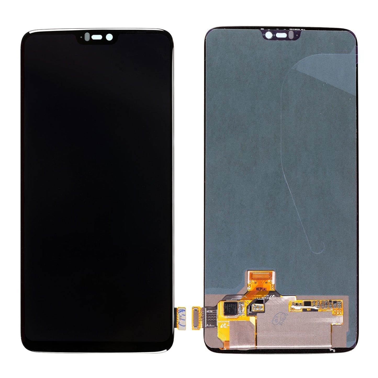 Écran LCD + écran tactile - OnePlus 6 (A6003) Black