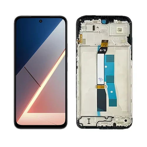 SERVICE PACK (Avec châssis) ÉCRAN LCD POCO M7 PLUS 5G (GLOBAL) (SMALL) Noir