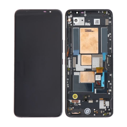 Écran LCD + écran tactile + Cadre - 90AI0051-R20021 - Asus ROG Phone 5 (ZS673KS) Black