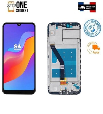 ORIGINAL (Avec châssis) Ecran LCD HONOR 8A / 8A PRO / 8A PRIME NOIR