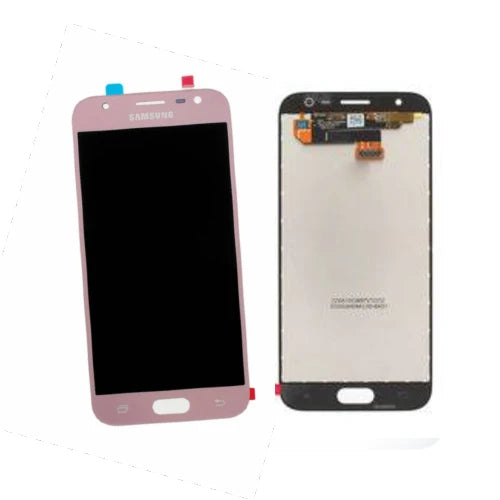 ORIGINAL (Sans châssis) Écran LCD Samsung Galaxy J3 PRO 2017 (J330F) Rose or
