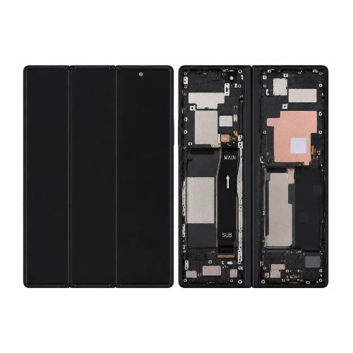 ORIGINAL Reconditionné (Interne) (Avec Châssis) ÉCRAN LCD SAMSUNG GALAXY Z TRI FOLD 5G (F968U) Noir fabriqué