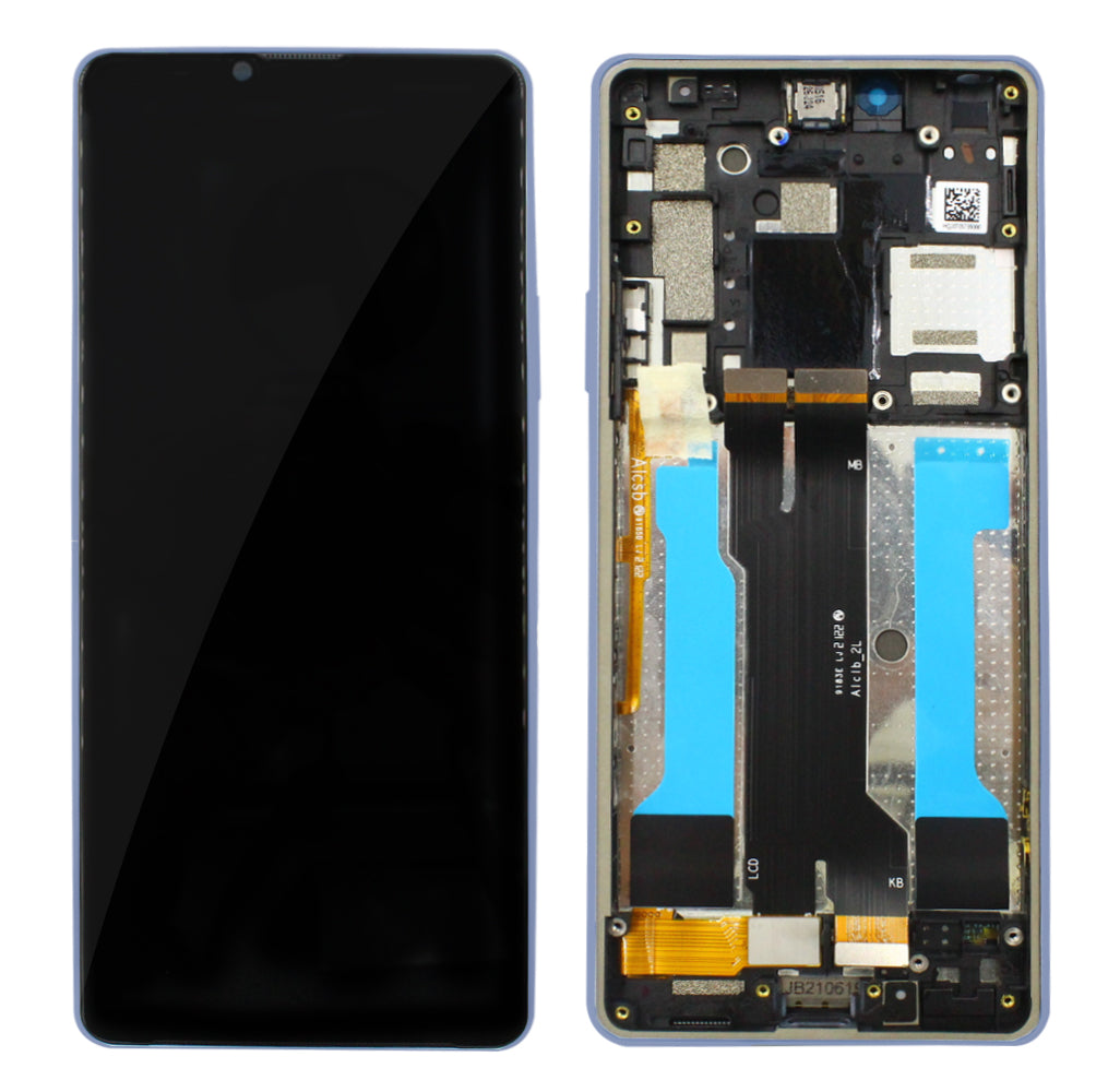 Écran LCD + écran tactile + Cadre - A5034094A - Sony Xperia 10 III (XQ-BT52) Bleu