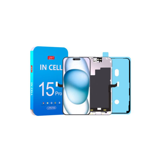 ZY INCELL FHD 1080P - 120 Hz (LTPS) ÉCRAN LCD IPHONE 15 PRO NOIR