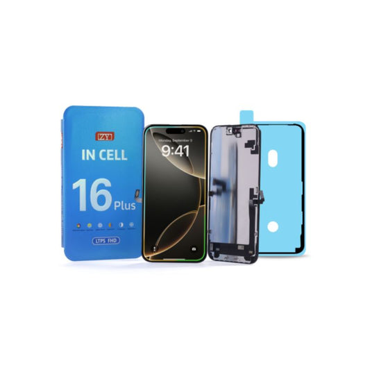 ZY INCELL FHD 1080P - 120 Hz (LTPS) ÉCRAN LCD IPHONE 16 PLUS NOIR